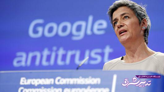 جریمه 5 میلیارد دلاری گوگل در اروپا