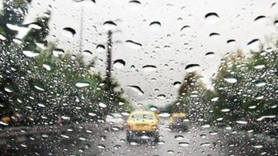بارش ۴۴ میلیمتری