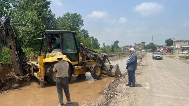 بازدید محمد حسن عاقل منش از روند اجرای پروژه شهید سلیمانی(محور ژ ۵)