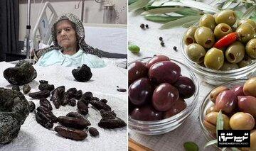 رفتن تا چند قدمی مرگ با بلعیدن هستههای زیتون و خرما/ این زن چطور نجات یافت