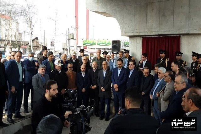 در پنجمین روز از دهه مبارک فجر انجام شد : بهره‌برداری دو تقاطع غیر هم سطح در رشت