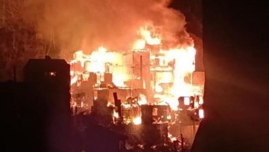 آتشسوزی در بازار امامزاده ابراهیم شفت؛ ۴۵ واحد در آتش سوخت