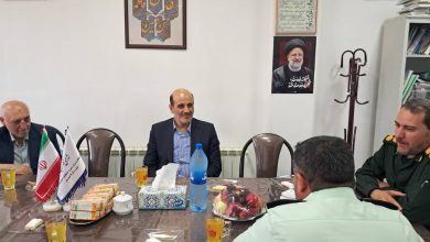 دیدار فرماندار لاهیجان با رییس و اعضای هیئت نظارت شورای نگهبان شهرستان