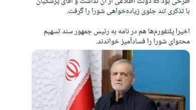 برخورد تند رئیس‌جمهور با دبیر شورای‌عالی فضای مجازی