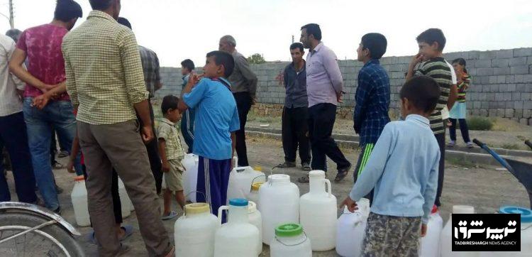 روزی۱۲ ساعت آب شرب روستای تلکنگاه گشت رودخان فومن قطع است