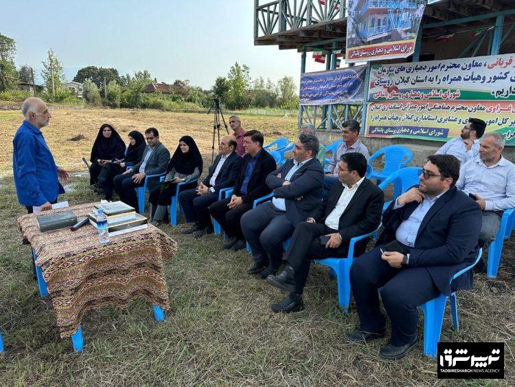کلنگ‌زنی مجتمع گردشگری، تفریحی و اقامتی در روستای پاشاکی لاهیجان