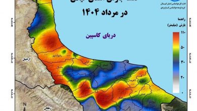 کاهش ۶۵ درصدی بارش باران در گیلان در ماه مرداد