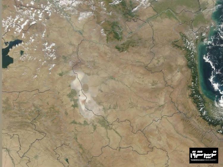 جدیدترین تصویر ناسا؛ دریاچه ارومیه به طور کامل محو شد