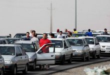 ترافیک پرحجم در جاده‌های شمالی