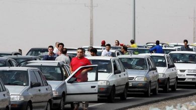 ترافیک پرحجم در جاده‌های شمالی