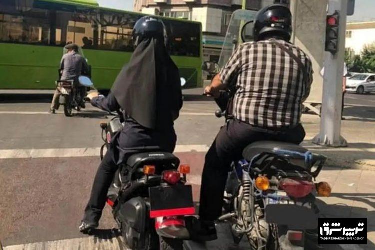 فرمانده انتظامی رشت: با موتورسواری خانم‌ها برخورد می‌شود