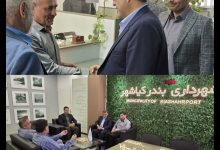 بازدید فرماندار آستانه اشرفیه از پروژه‌های عمرانی بندر کیاشهر