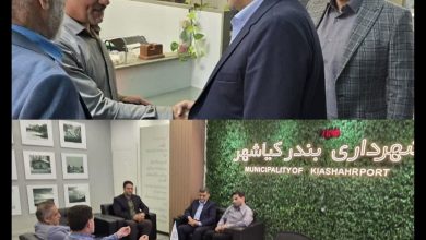 بازدید فرماندار آستانه اشرفیه از پروژه‌های عمرانی بندر کیاشهر