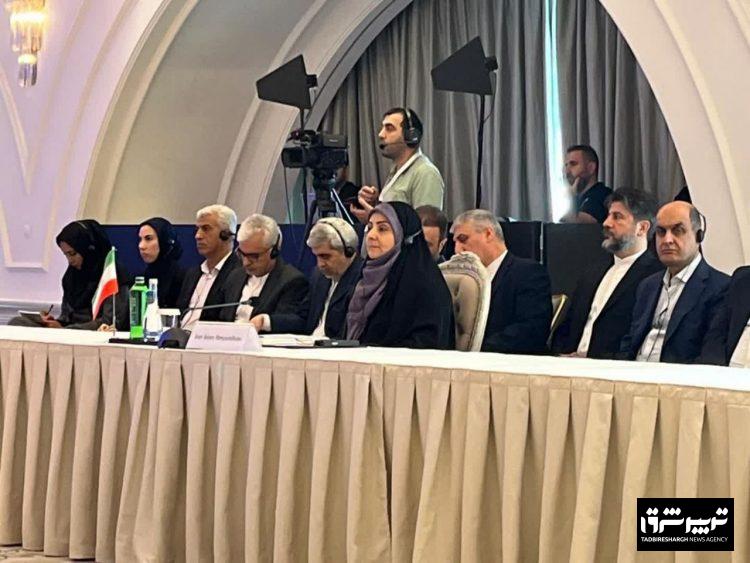 با حضور استاندار گیلان و وزیر راه و شهرسازی در باکو؛ نشست سهجانبه همکاری ایران، آذربایجان و روسیه برگزار شد