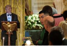 حضور غیرمنتظره رونالدو در کاخ سفید همزمان با دیدار ترامپ و بن سلمان