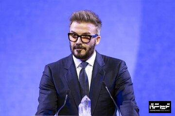 عکس| سِر دیوید بکام رسما شوالیه شد