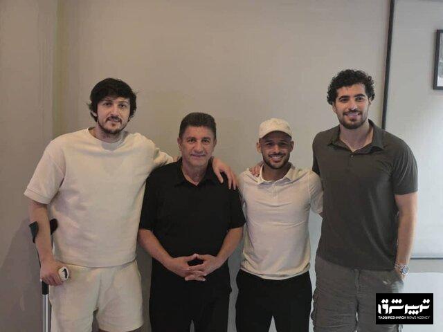 جلسه قلعهنویی با آزمون، قایدی و عزتاللهی در امارات