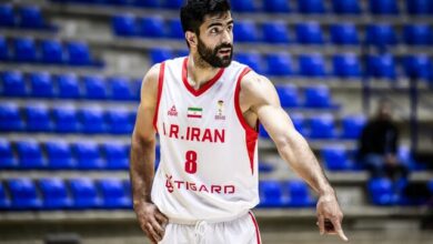 آمار بسکتبال ایران - عراق/ یخچالی بهترین بازیکن زمین