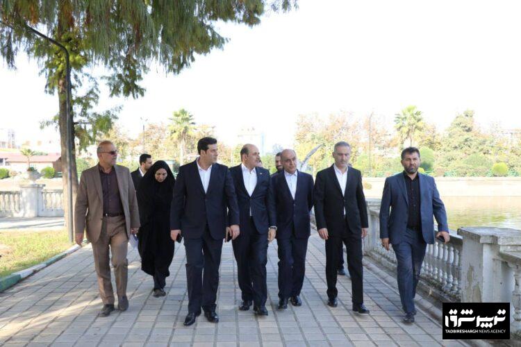 خبرنگاران خارجی از جاذبه گردشگری لاهیجان بازدید کردند