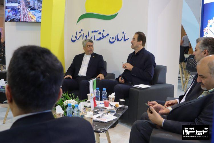 نخستین روز نمایشگاه کیش اینوکس 2025؛ استقبال گسترده مدیران ملی، سفیران و سرمایه‌گذاران از غرفه منطقه آزاد انزلی