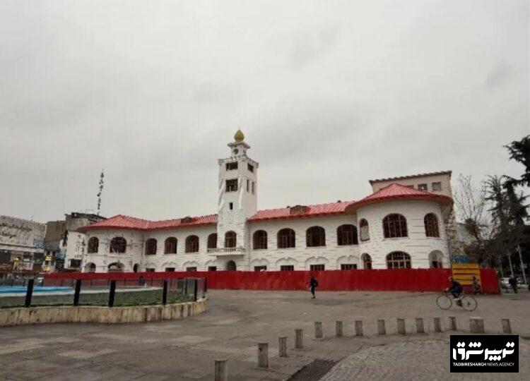 مرمت ساختمان تاریخی رشت در مراحل پایانی 