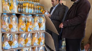 کشف ۳ انبار احتکار روغن خوراکی در جهرم