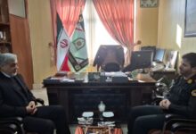 فرماندار رشت در دیدار با فرمانده انتظامی شهرستان، مطرح کرد؛ همراهی پلیس با مدیریت شهرستان، ضامن امنیت و آرامش شهروندان است