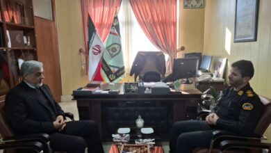 فرماندار رشت در دیدار با فرمانده انتظامی شهرستان، مطرح کرد؛ همراهی پلیس با مدیریت شهرستان، ضامن امنیت و آرامش شهروندان است