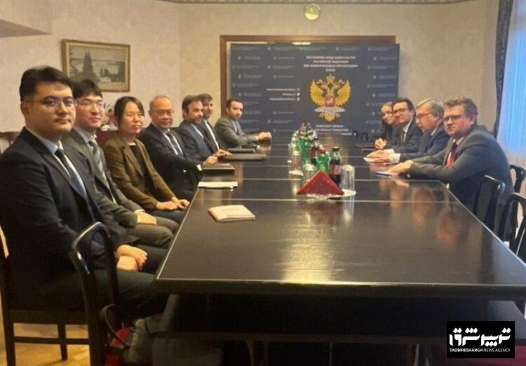 اولیانوف: هیئتهای چین، ایران و روسیه نشستی در مورد مسائل مربوط به برنامه هستهای ایران برگزار کردند
