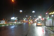 اجرای طرح اِلمان های نُوری در شهر شلمان توسط شهرداری شلمان